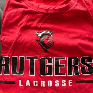 Rutgers university lacrosse t shirt
